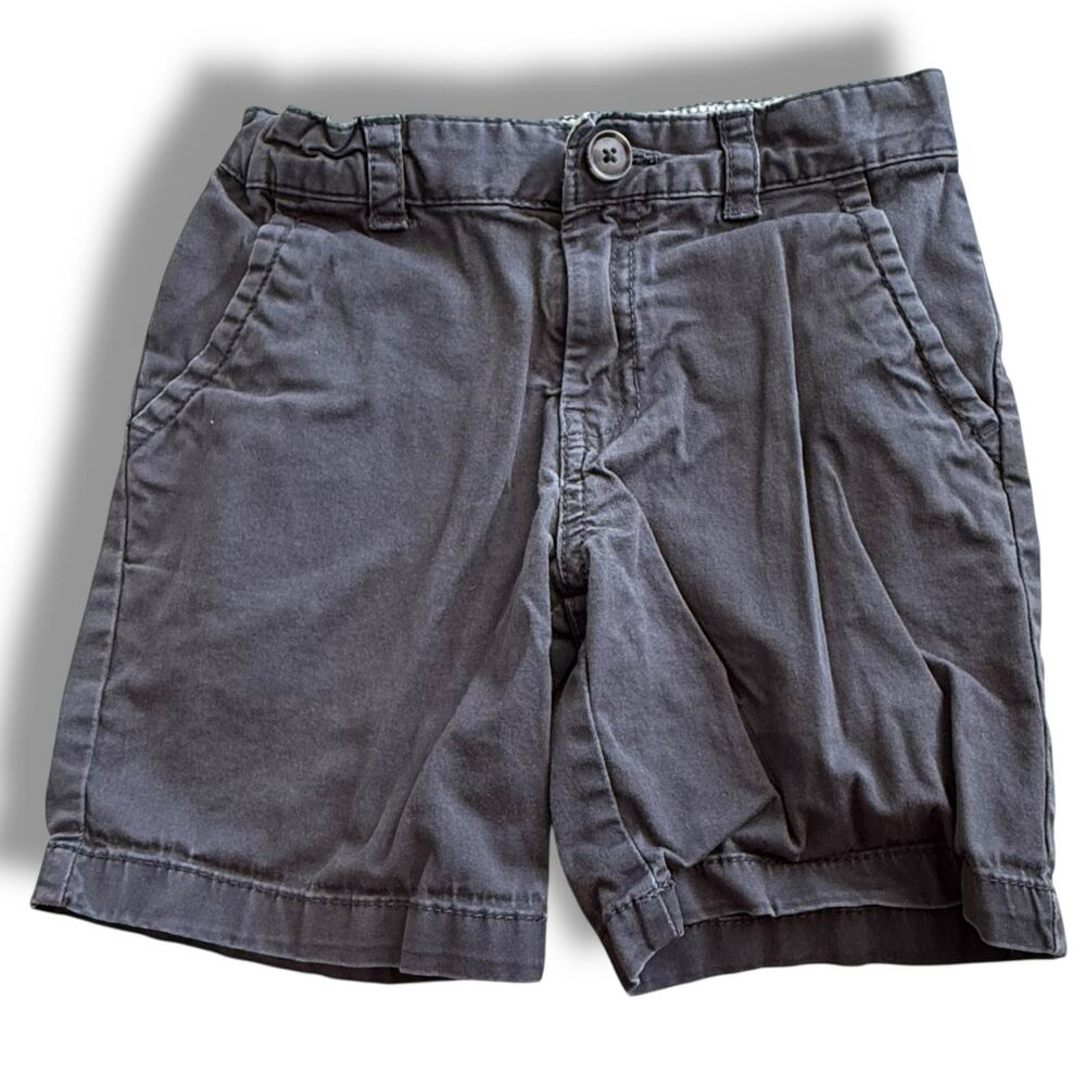 Cat & Jack Boys Shorts Sz 6 GRAY Adjustable Waist Solid Basic